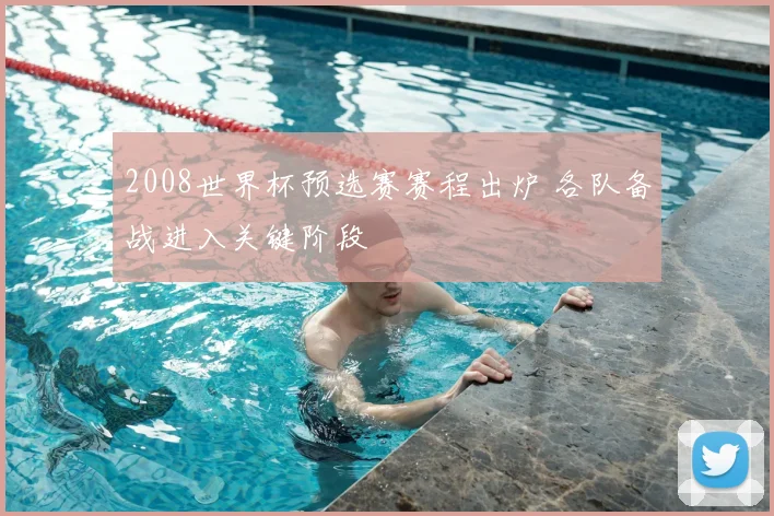 2008世界杯预选赛赛程出炉 各队备战进入关键阶段